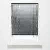 Kwantum Houten Jaloezieën|Jaloezieën*Aluminium Jaloezie Jade Antraciet 25mm 180x175 Cm