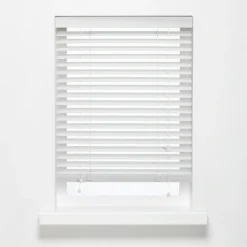 Kwantum Houten Jaloezieën*Bamboe Jaloezie Jax Wit 80x175 Cm 080X175CM