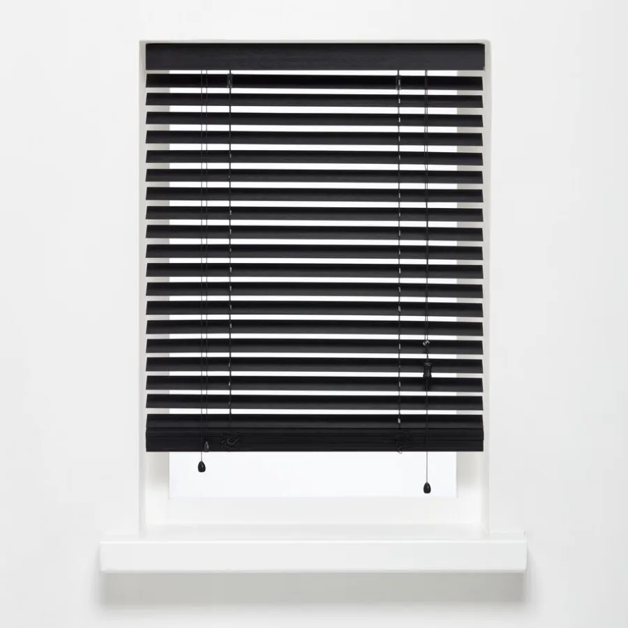 Kwantum Jaloezieën*Bamboe Jaloezie Jax Zwart 180x175 Cm 180X175CM