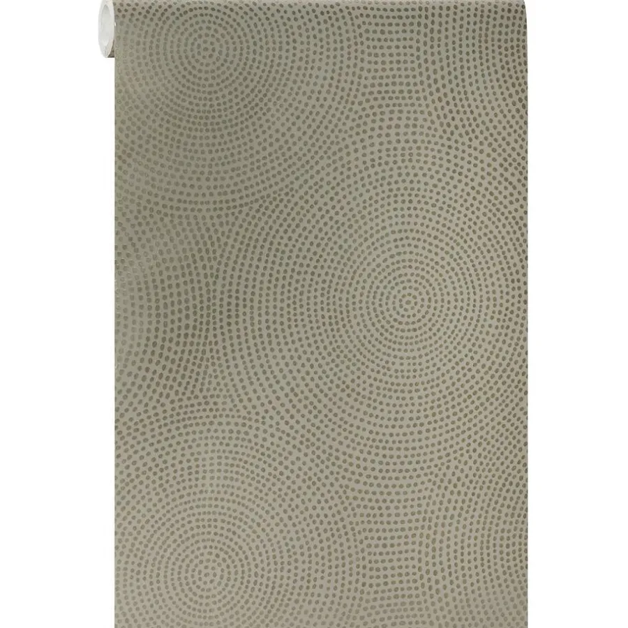 Kwantum Vliesbehang*Behang Indy Beige