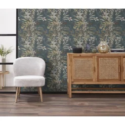 Kwantum Vliesbehang*Behang Maartje Blauw