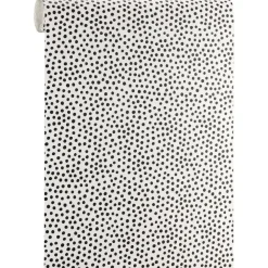 Kwantum Vliesbehang*Behang Polka Zwart Wit