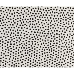 Kwantum Vliesbehang*Behang Polka Zwart Wit