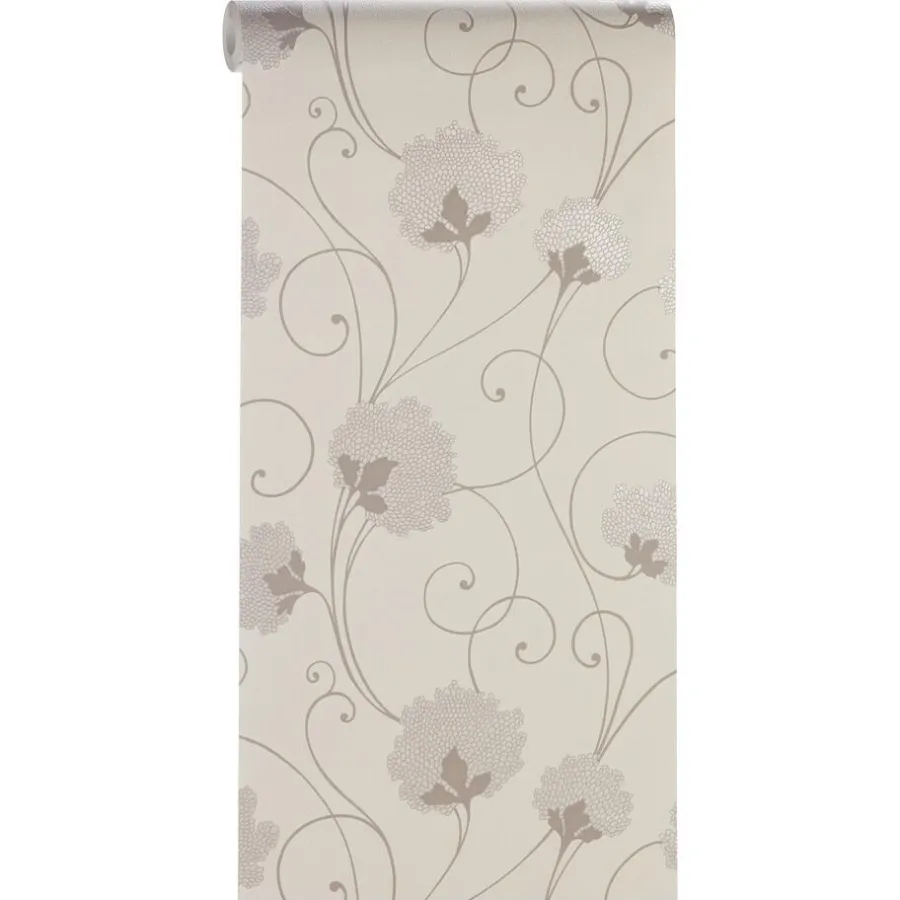 Kwantum Vliesbehang*Behang Romy Beige
