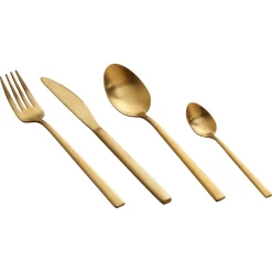 Kwantum Kerstservies*Bestekset 16-Delig Goud