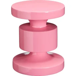 Kwantum Bijzettafels*Bijzettafel Pinetto Roze ø 40x40 Cm