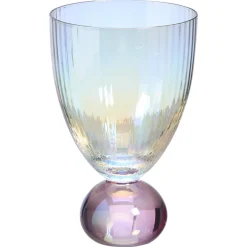 Kwantum Kerstservies|Glazen*Coupe Crisp Holo /Roze - 300 Ml Groen
