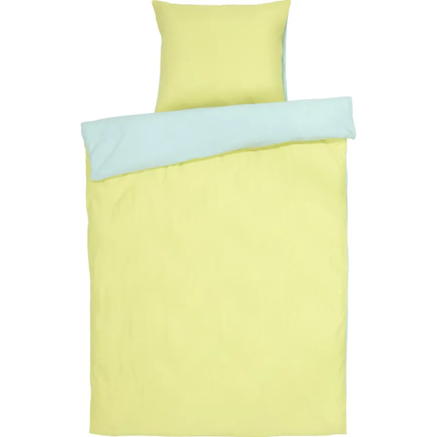 Kwantum Beddengoed*Dekbedovertrek Aila Geel - 200x220 Cm 200X220CM