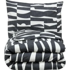 Kwantum Dekbedovertrekken|Beddengoed*Dekbedovertrek Flanel Ozzie Zwart Wit 140x220 Cm 140X220CM