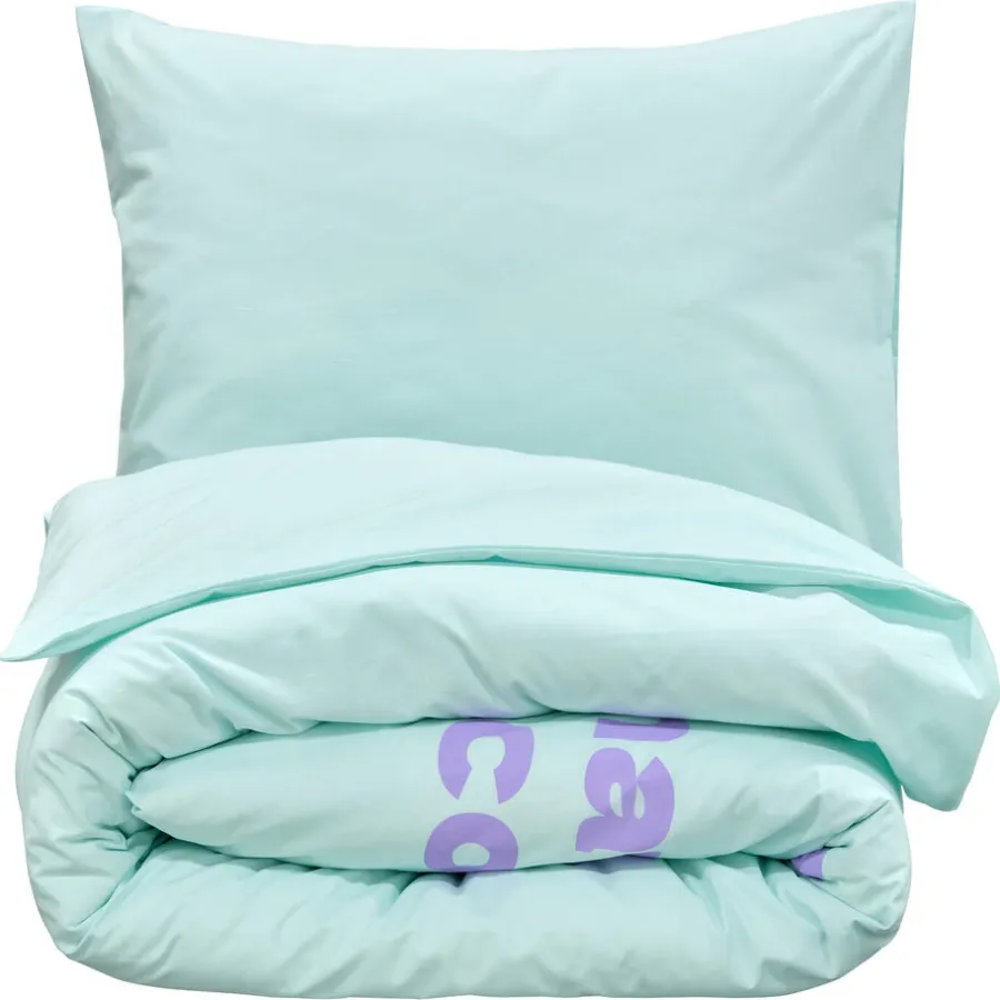 Kwantum Dekbedovertrekken|Beddengoed*Dekbedovertrek Naughty Corner Mint 240x240 Cm 240X240CM