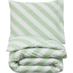 Kwantum Dekbedovertrekken|Beddengoed*Dekbedovertrek Riley - Groen 140x220 Cm 140X220CM