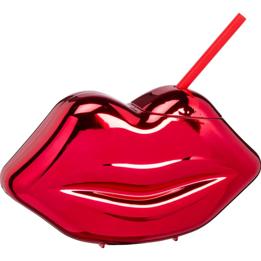 Kwantum Kerstservies|Glazen*Drinkbeker Lips - 600 Ml Rood