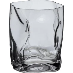 Kwantum Glazen|Glazen*Drinkglas Organic Swirl - 340 Ml Grijs