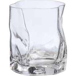 Kwantum Glazen|Glazen*Drinkglas Organic Swirl Transparant - 340 Ml Transpar.