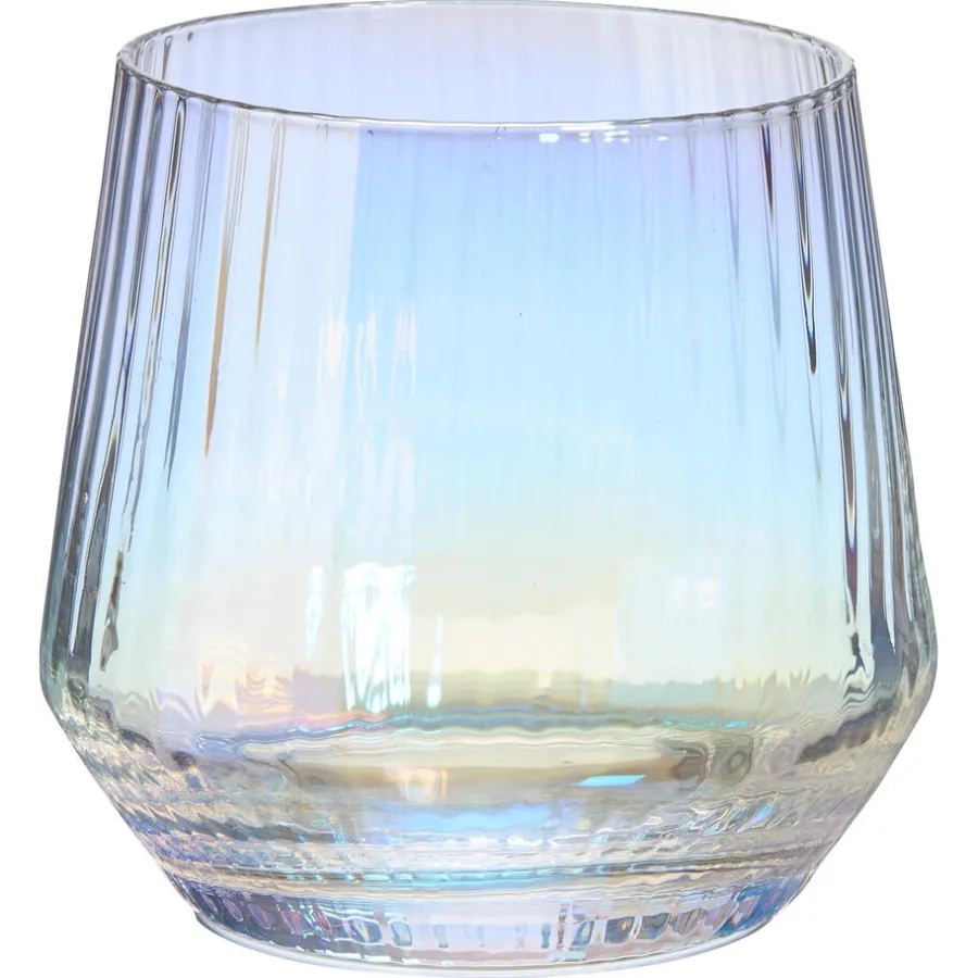 Kwantum Kerstservies|Glazen*Drinkglas Ribbel Holo - 350 Ml