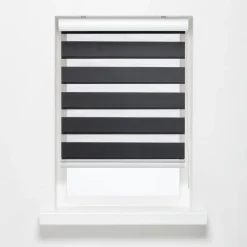 Kwantum Duo-Rolgordijnen*Duo Rolgordijn Eva Antraciet 100x175 Cm 100X175CM