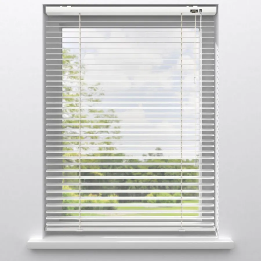 Kwantum Aluminium Jaloezieën|Jaloezieën*Fenstr Aluminium Jaloezie Dane 25mm Offwhite