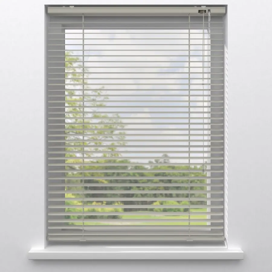 Kwantum Aluminium Jaloezieën|Jaloezieën*Fenstr Aluminium Jaloezie Hedy Beige 25mm