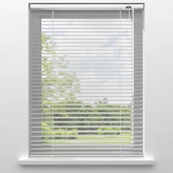 Kwantum Aluminium Jaloezieën|Houten Jaloezieën*Fenstr Aluminium Jaloezie Isis 25mm Zilver