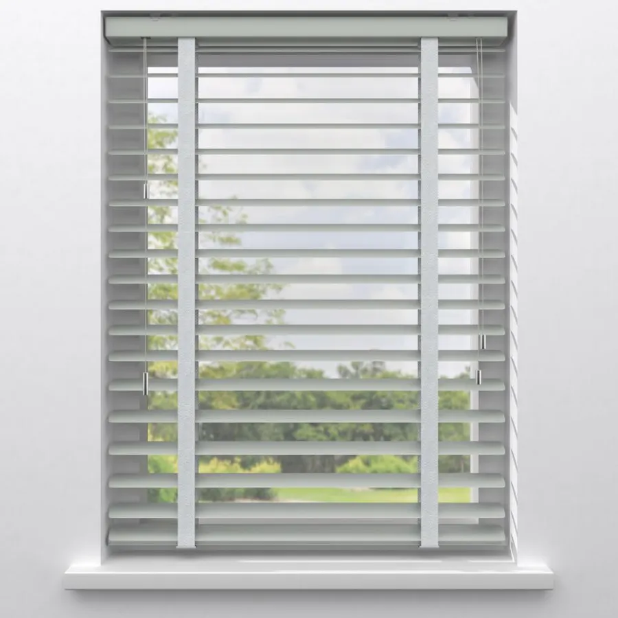 Kwantum Aluminium Jaloezieën|Jaloezieën*Fenstr Aluminium Jaloezie Mels 50mm LichtGrijs