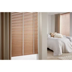 Kwantum Jaloezieën*Fenstr Bamboe Jaloezie Wietze Beige 50mm Naturel