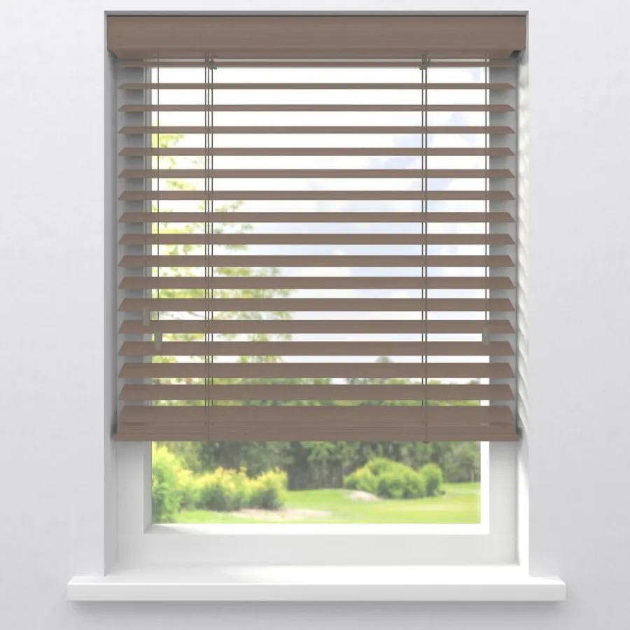 Kwantum Aluminium Jaloezieën|Houten Jaloezieën*Fenstr Houten Jaloezie Jens 50mm Naturel