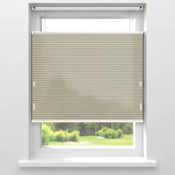 Kwantum Plisségordijnen*Fenstr Plisségordijn Raya Lichtdoorlatend Taupe