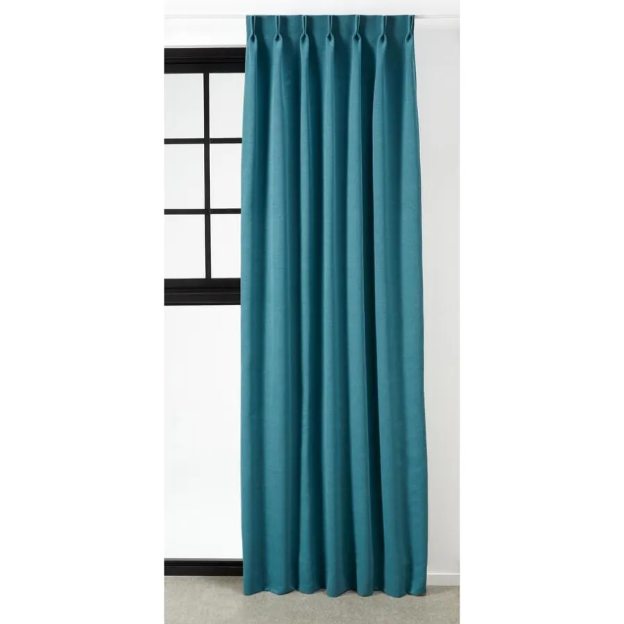 Kwantum Vouwgordijnen|Gordijnen*Gordijn Bregje Blauw