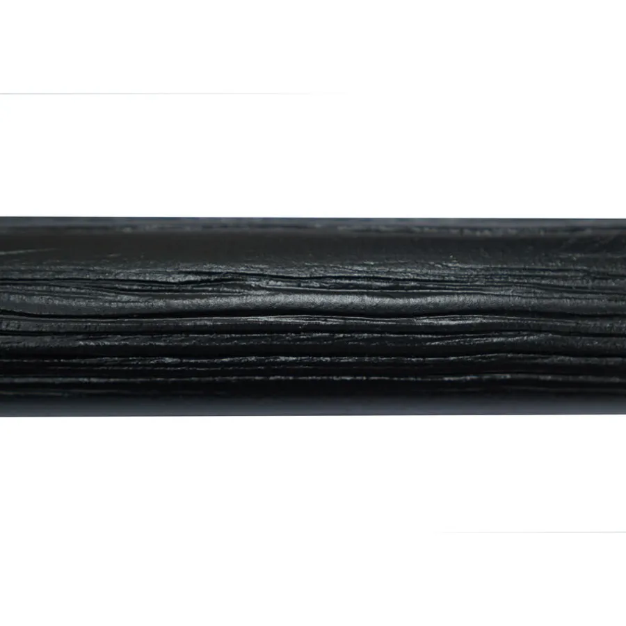 Kwantum Gordijnroedes*Gordijnroede 200cm Zwart Hout Ø28mm