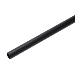 Kwantum Gordijnroedes*Gordijnroede 200 Cm Zwart Metaal - Ø20mm
