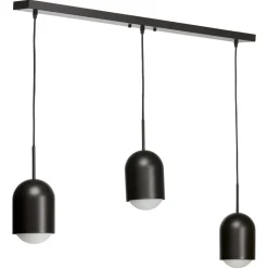 Kwantum Hanglampen*Hanglamp Beanie 3-Lichts Zwart