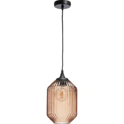 Kwantum Hanglampen*Hanglamp Pane Licht Bruin