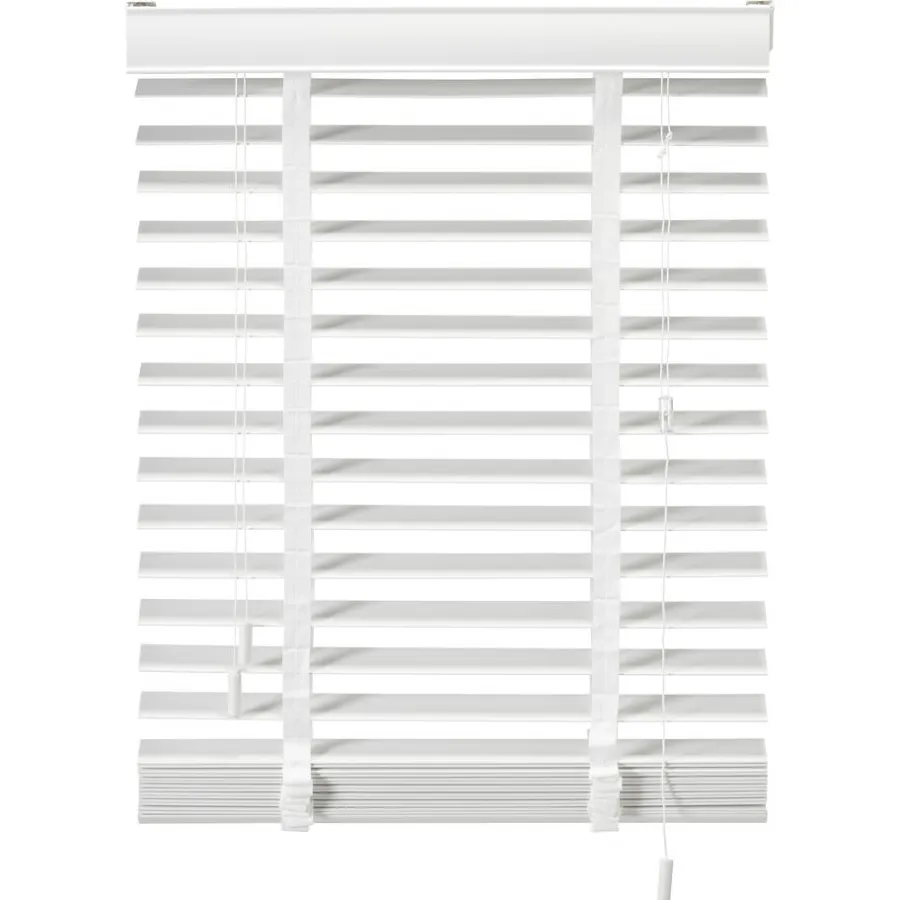Kwantum Jaloezieën*Houtlook Jaloezie Ravi Wit 50mm 120x175 Cm 120X175CM