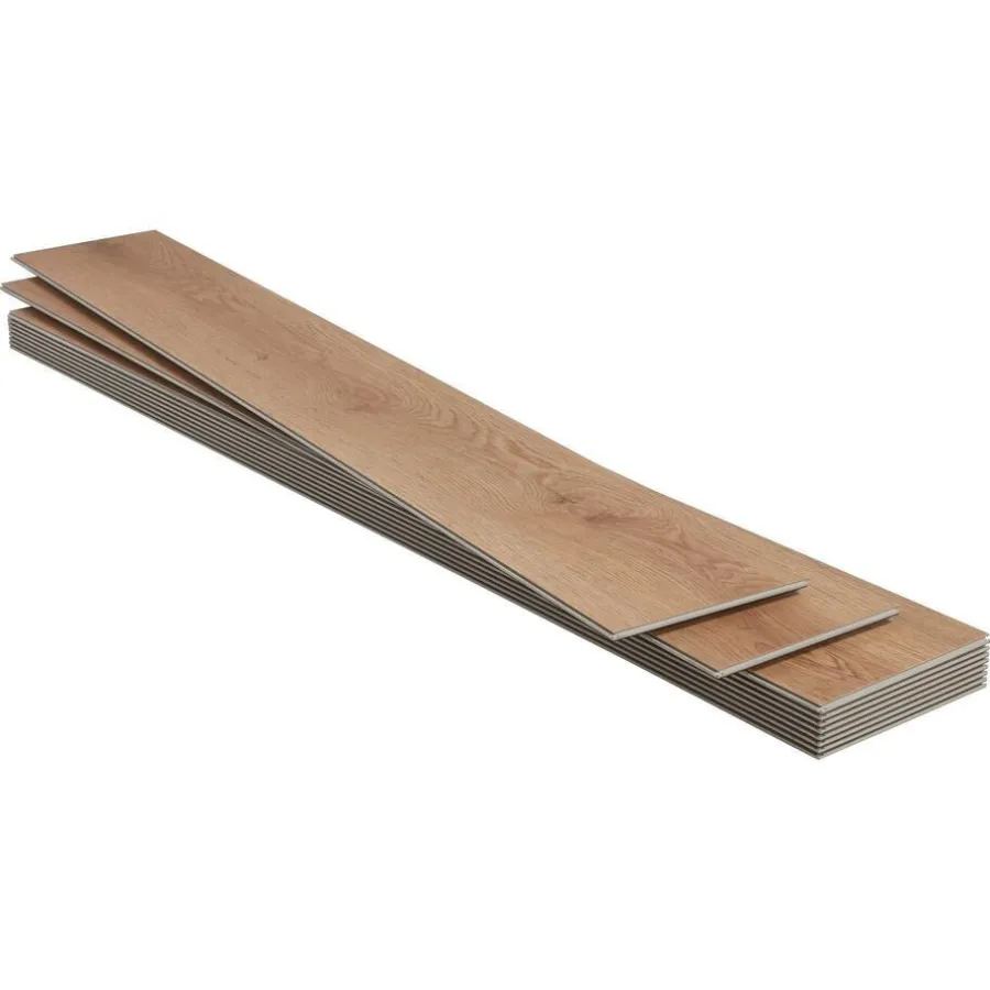Kwantum Klik Pvc-Vloeren*2in1 Klik PVC Jiggs Eiken Met Geïntegreerde Ondervloer Je berekent hoeveel meters je nodig hebt door lengte en breedte in te vullen