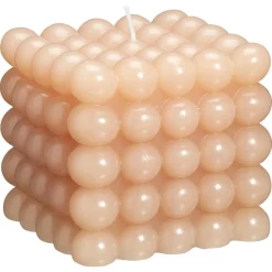 Kwantum Kaarsen & Theelichten|Kaarsen & Theelichten*Kaars Cube Beige