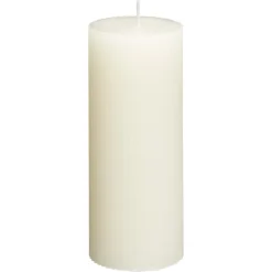 Kwantum Kaarsen & Theelichten|Kaarsen & Theelichten*Kaars Rustiek Ribbel Naturel 15 Cm 015CM