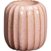 Kwantum Kandelaars|Kandelaars*Kandelaar Eton Roze ø 8x9 Cm