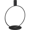 Kwantum Kandelaars|Kandelaars*Kandelaar Obi Rond Zwart