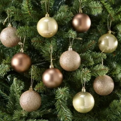 Kwantum Kerstballen & Kerstornamenten*Kerstbal 10 Stuks Koper