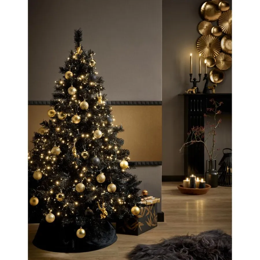 Kwantum Kerstballen & Kerstornamenten*Kerstbal 10 Stuks Zwart