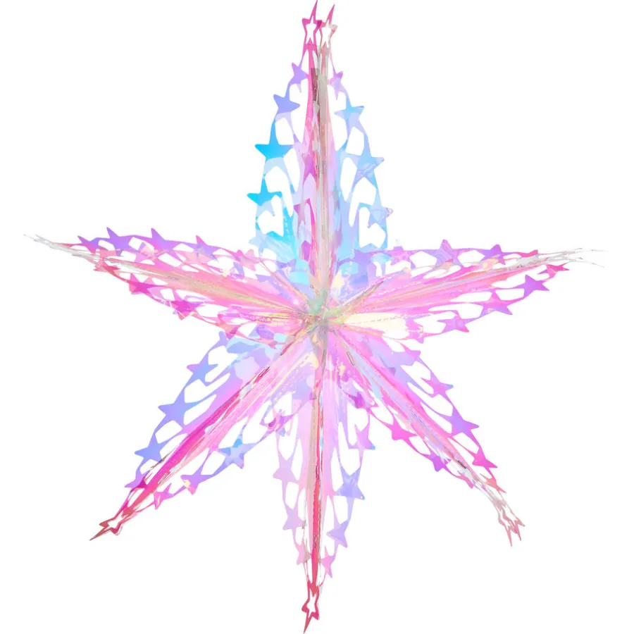 Kwantum Kerstdecoratie*Kerstdecoratie Holo Ster ⌀40 Cm 40 Cm 040CM
