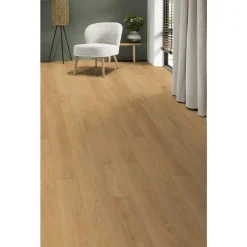 Kwantum Klik Pvc-Vloeren*Klik PVC Flex Devon Eiken Je berekent hoeveel meters je nodig hebt door lengte en breedte in te vullen