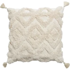 Kwantum Sierkussens*Kussen Garat Off-White 45x45 Cm