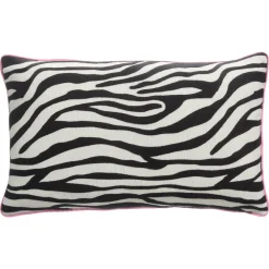 Kwantum Sierkussens*Kussen Jacquard Zebra 30x50 Cm