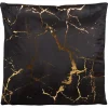 Kwantum Sierkussens*Kussen Marmer Zwart 45x45 Cm
