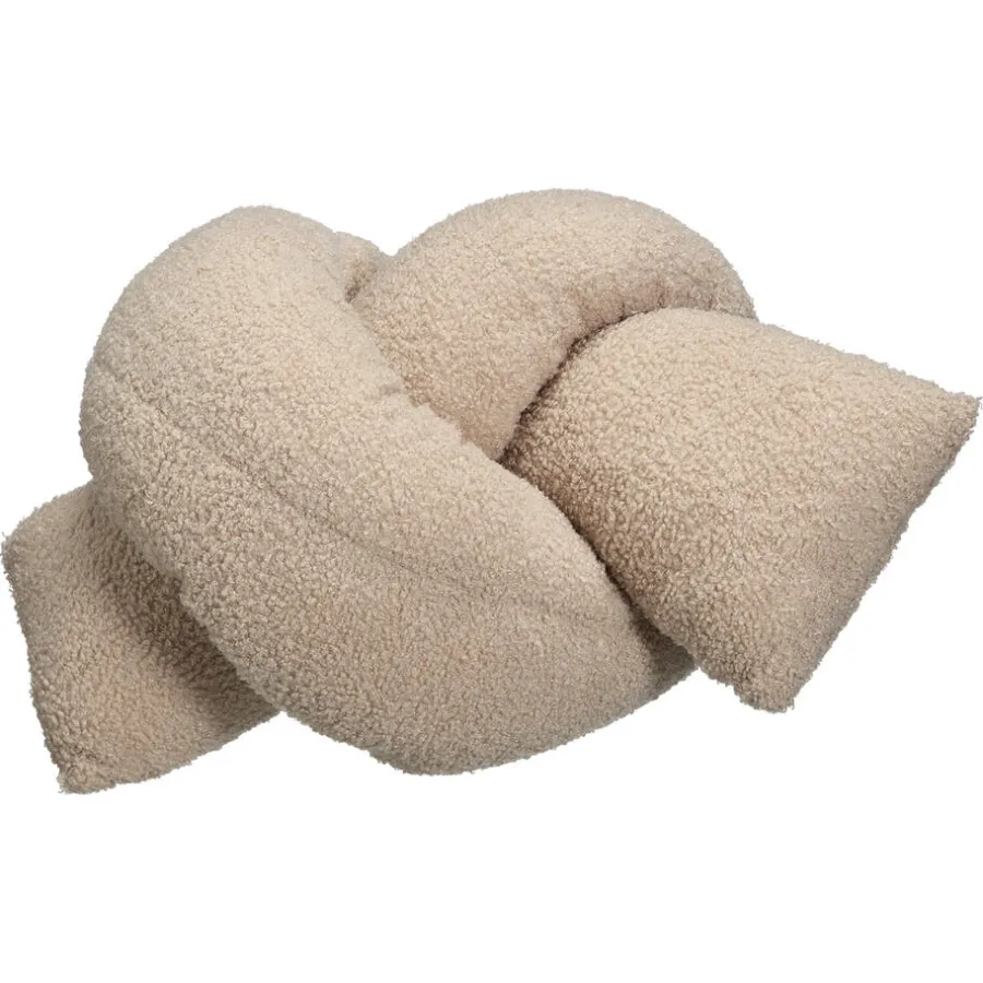 Kwantum Sierkussens*Kussenrol Teddy Zand Beige
