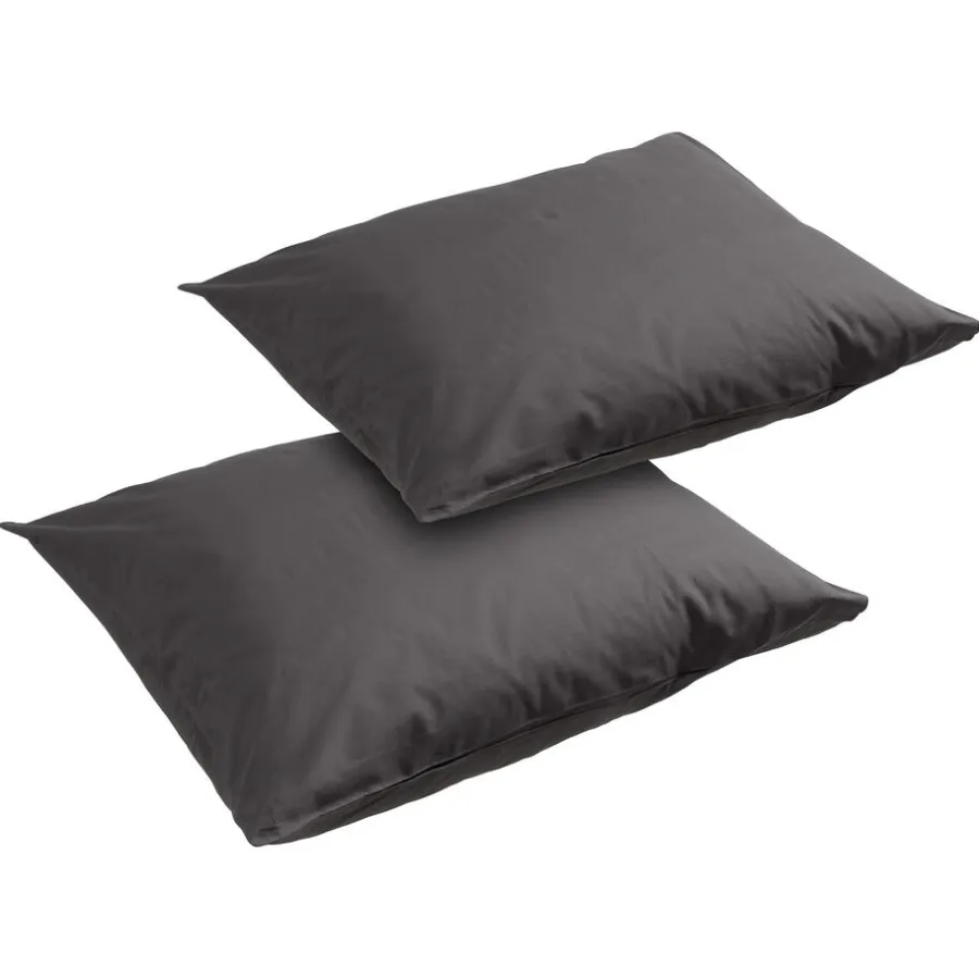 Kwantum Hoeslakens. Moltons & Kussenslopen|Beddengoed*Kussensloop Katoen - 60x70cm Antraciet