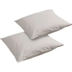 Kwantum Hoeslakens. Moltons & Kussenslopen|Beddengoed*Kussensloop Katoen - 60x70cm Taupe