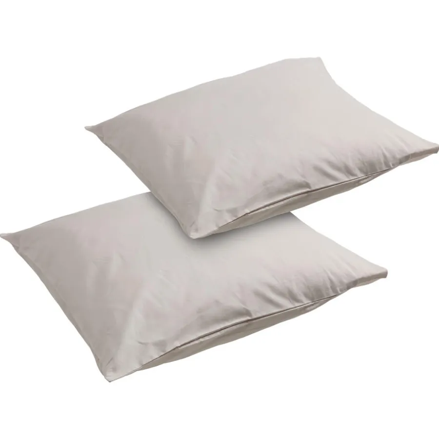 Kwantum Hoeslakens. Moltons & Kussenslopen|Beddengoed*Kussensloop Katoen - 60x70cm Taupe