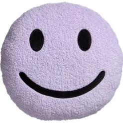 Kwantum Sierkussens*Kussen Smiley Lila Ø35 Cm ø 35 Cm